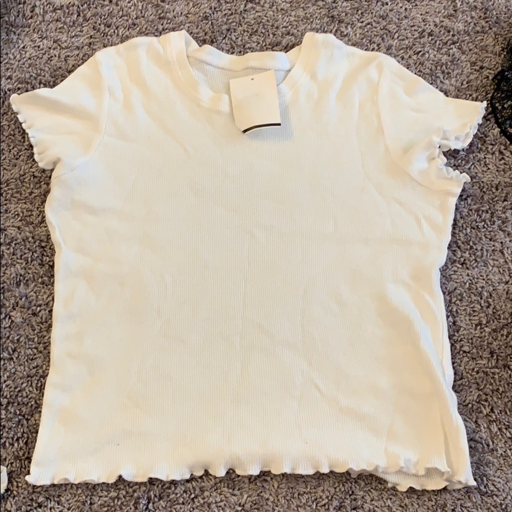 New john galt top waffle white